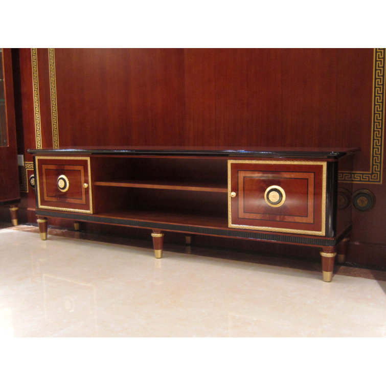 InfinityFurnitureImport Giovanni Solid Wood TV Stand for TVs up to 78